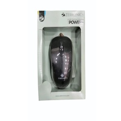 ZEBRONICS USB Optical Mouse POWER+